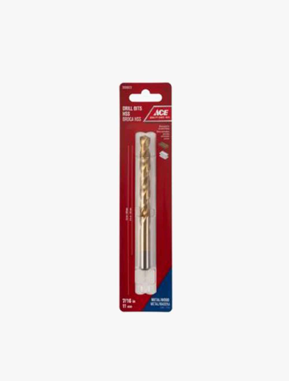 ACE METAL AND WOOD DRILL BITS HSS 7/32IN
