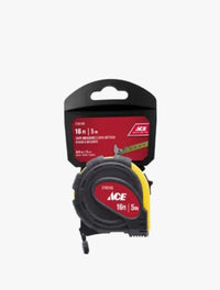 ACE TAPE MEASURE SINGLE STOP RBR GRIP 5M