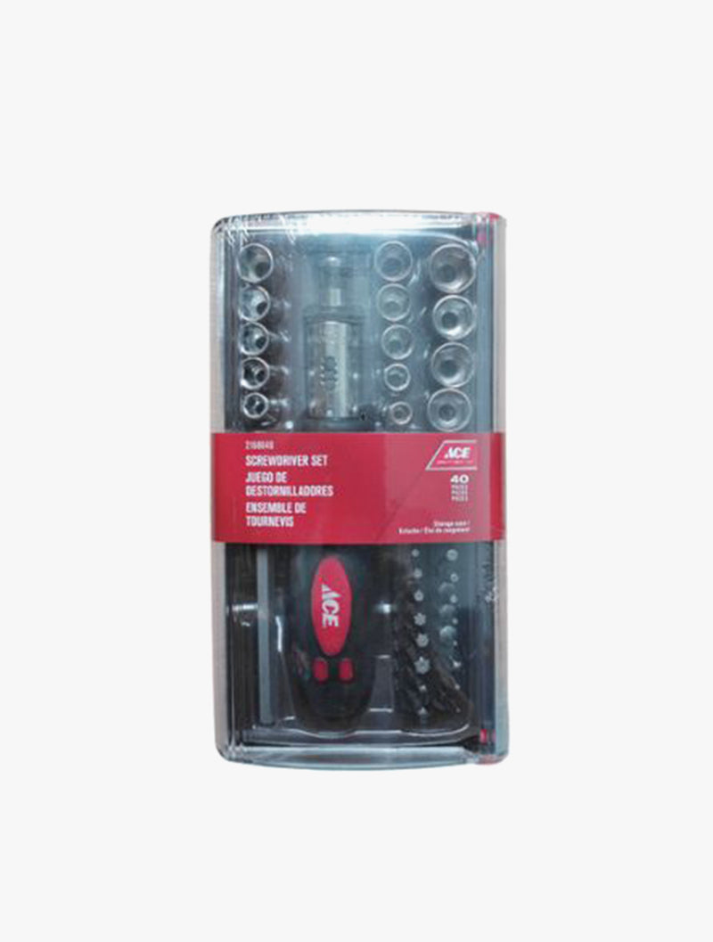ACE SCREWDRIVER BIT AND SOCKET SET 40S