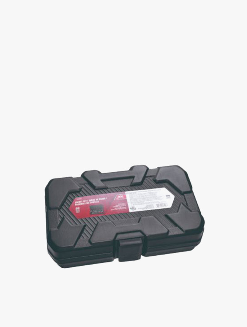 ACE SAE/METRIC SOCKET SET 3/8IN 20S