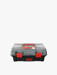 ACE PLASTIC TOOL BOX W/RMV TRAY 48CM