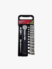 ACE METRIC SOCKET SET 1/2IN DRIVE 14S