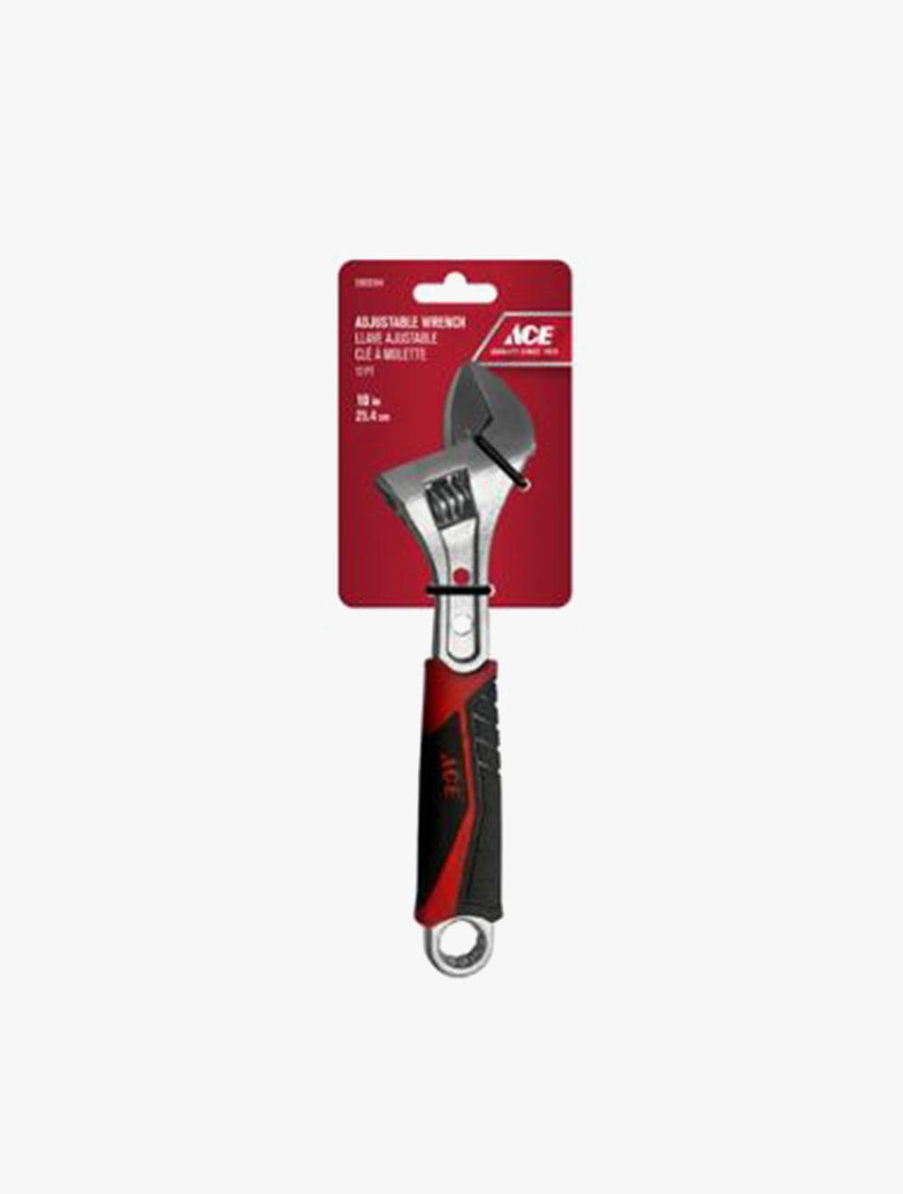 ACE ADJUSTABLE WRENCH TPR GRIP 25CM