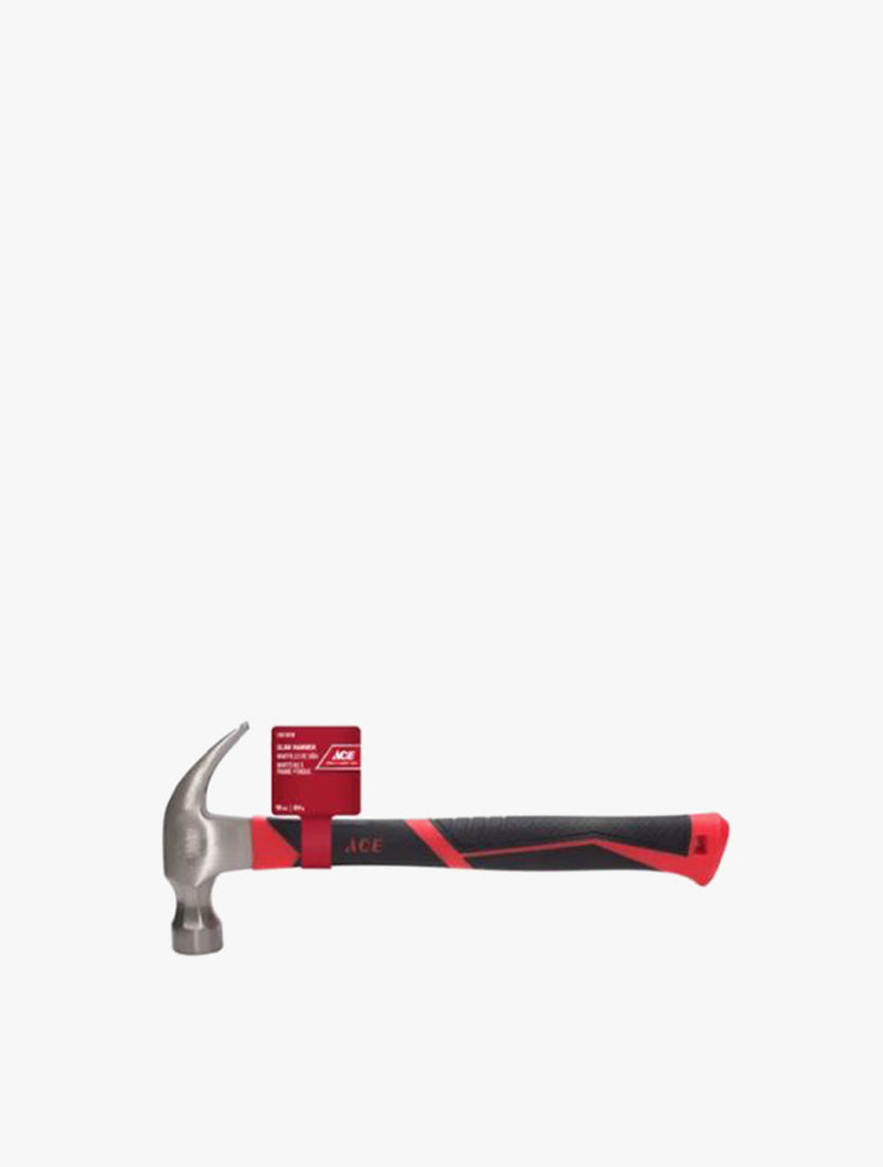 ACE CLAW HAMMER FIBERGLASS HANDLE 16OZ