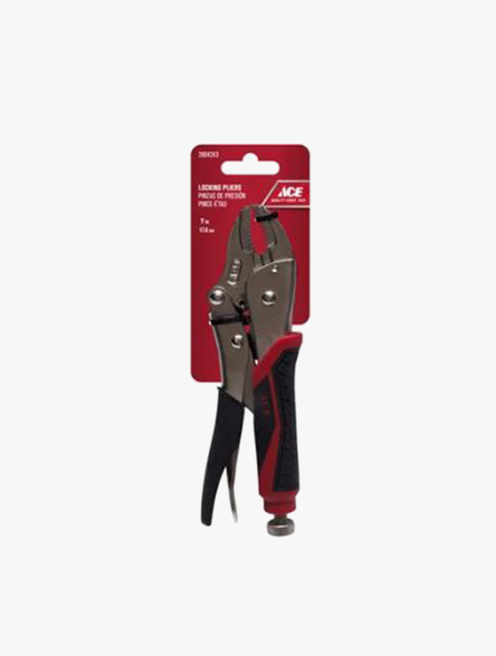 ACE LOCKING PLIER COMFORT GRIP HNDL 18CM