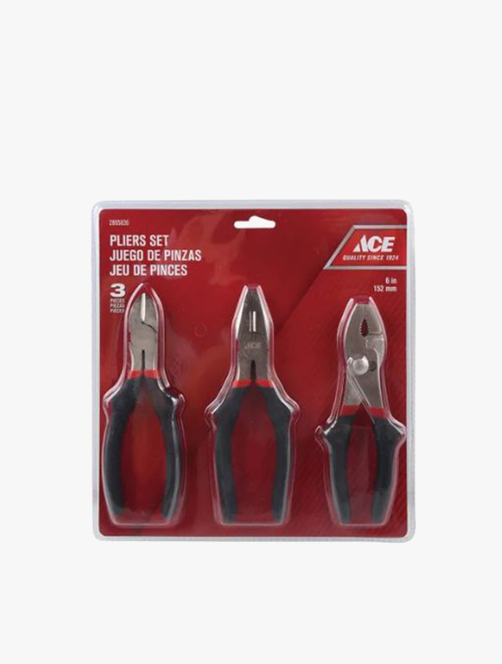 ACE PLIER SET SLIP JOINT 6IN 3S