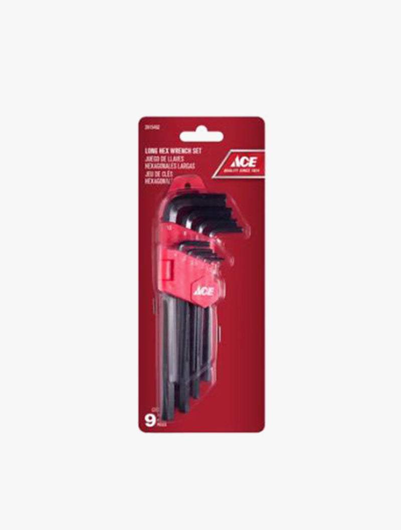 ACE LONG HEX WRENCH SET 9S
