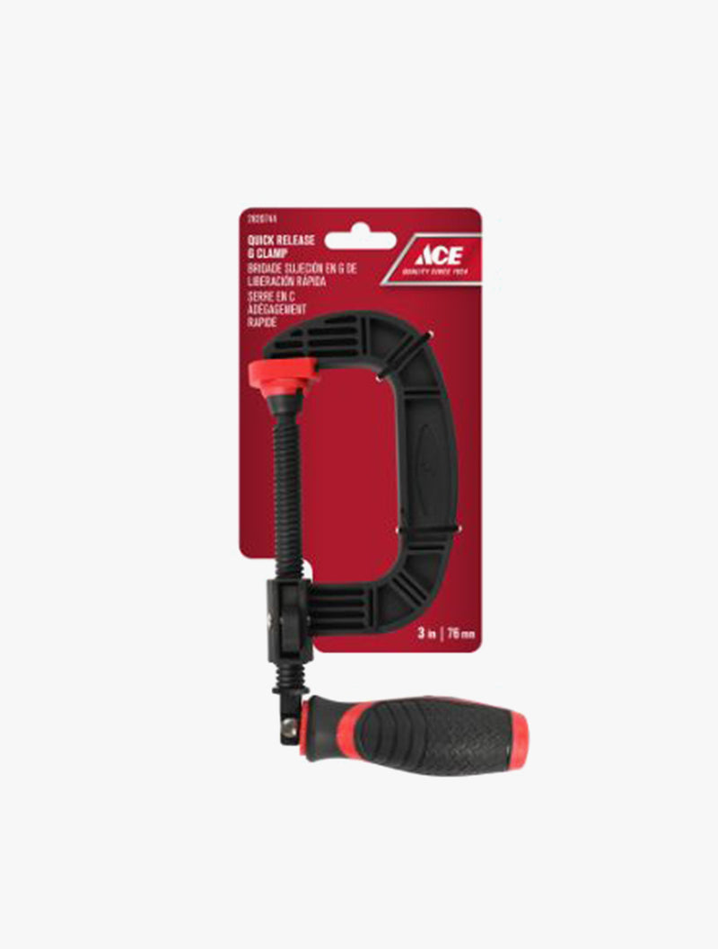 ACE QUICK RELEASE G CLAMP 76MM