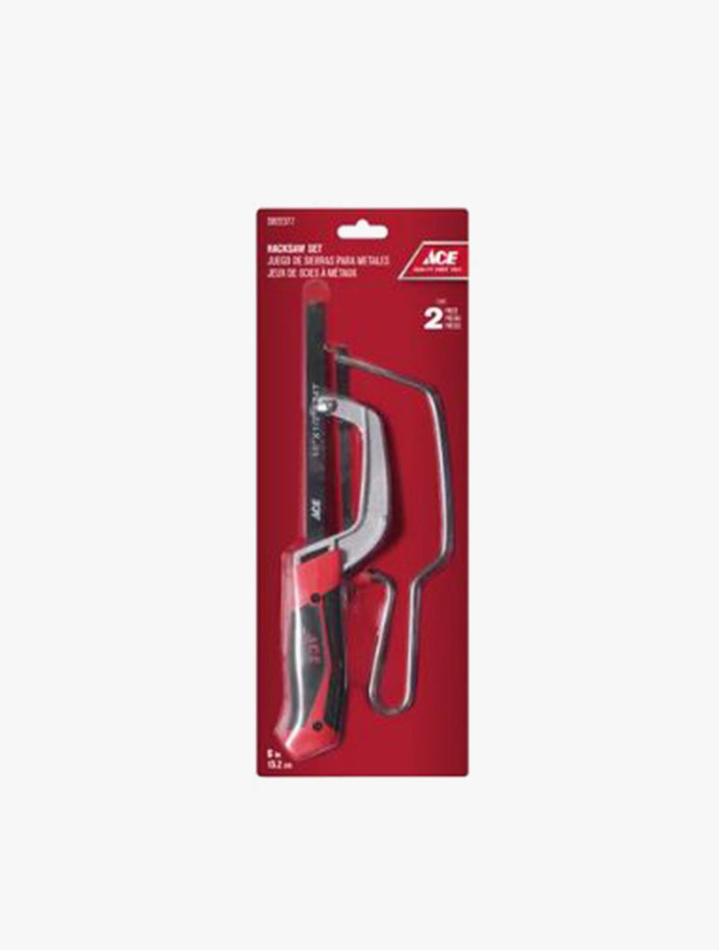 ACE HACKSAW SET WIRE FRME TPR GRIP 152MM