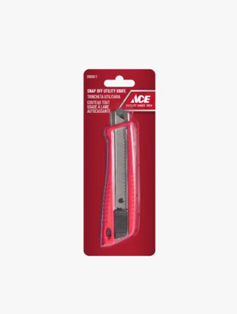 ACE UTILITY KNIFE CARB STL SNAP OFF 18MM