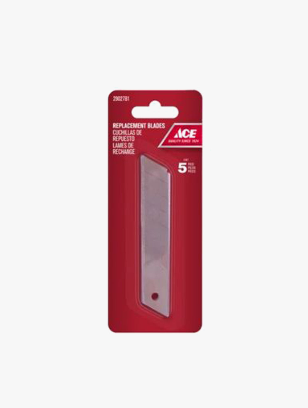ACE REPLACEMENT BLADE CARBN STL 18MM 5S