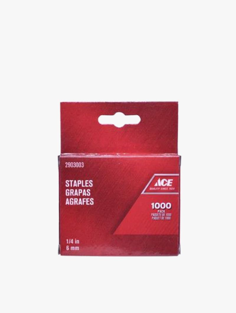 ACE STAPLE JT-21 1/4IN 1000S