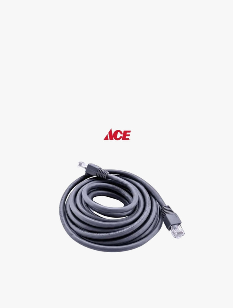 ACE CAT 6 NETWORK CABLE 550MHZ GRAY 10M