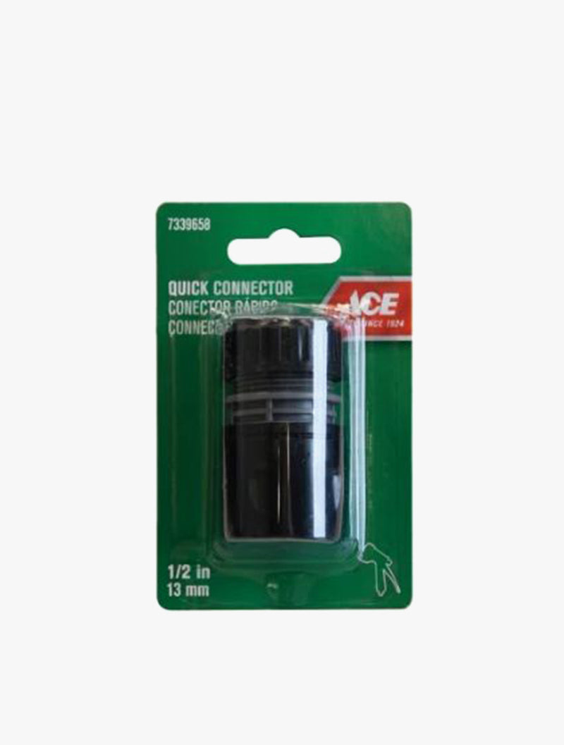 ACE HOSE CONNECTOR WT STOP FEMALE 1.27CM