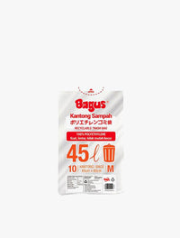 BAGUS TRASHBAG ASSORTED 45L(65X80CM) 10S