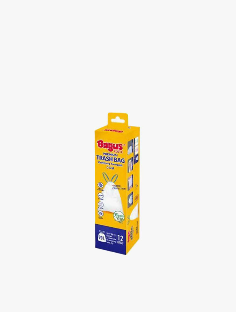 BAGUS TRASHBAG DRAWSTRING 90X100CM 12S