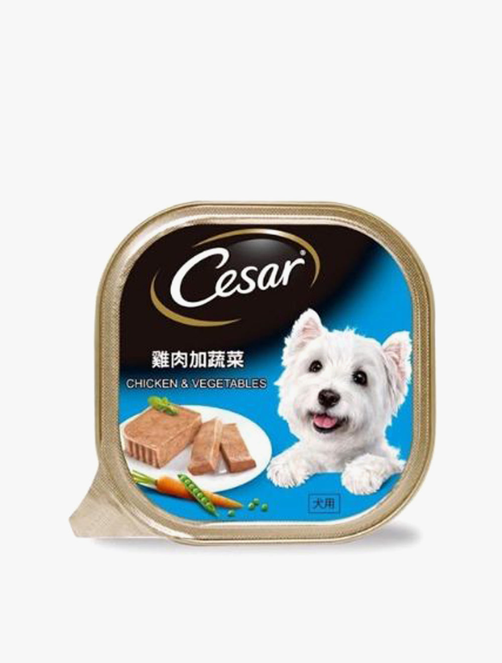 CESAR TRAY CHICKEN VEGETABLE 100G