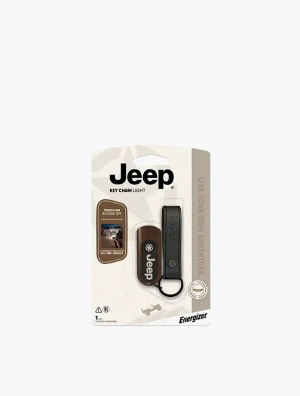 ENERGIZER FLASHLIGHT JEEP KEY RING