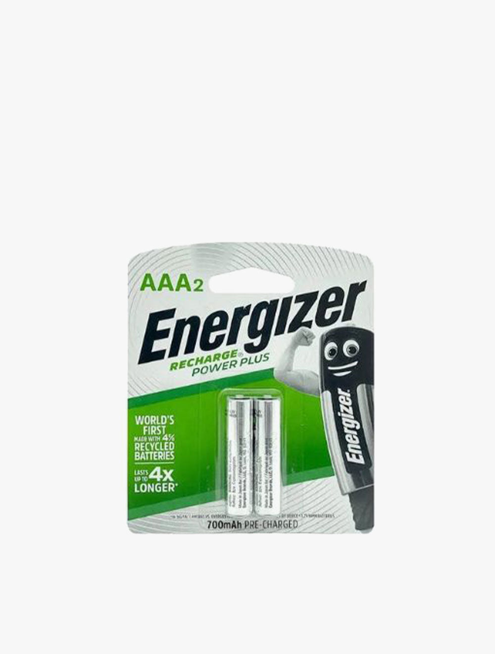 ENERGIZER BATT NH 12 AAA RECH 700MAH 2S