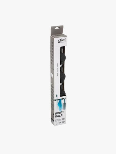 5FIVE 4 HOOKS SLIDING BROOM RACK