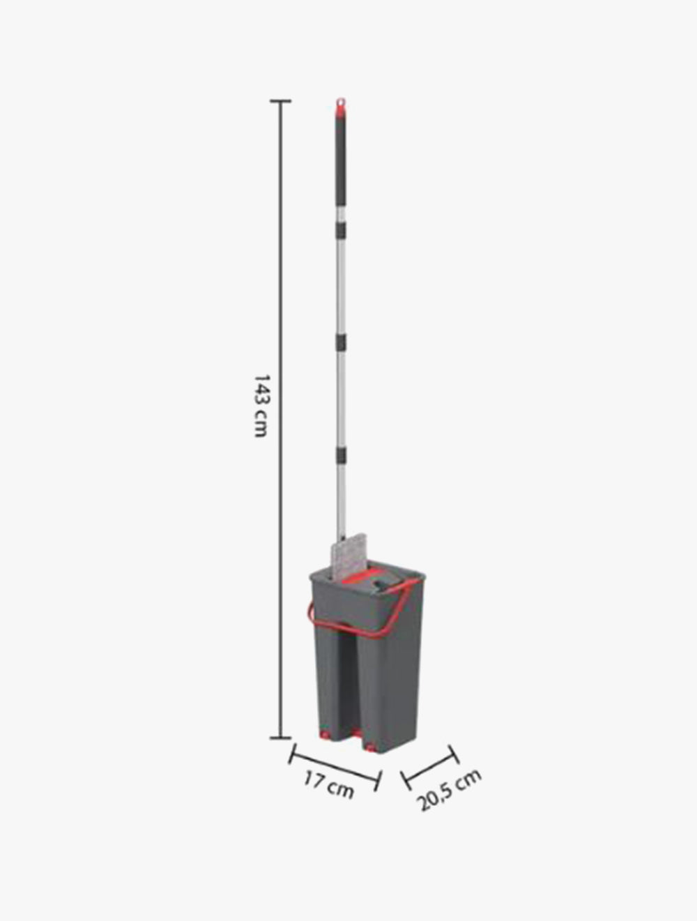 5FIVE TANA MECHANICAL BUCKET 2 MOPS 4L