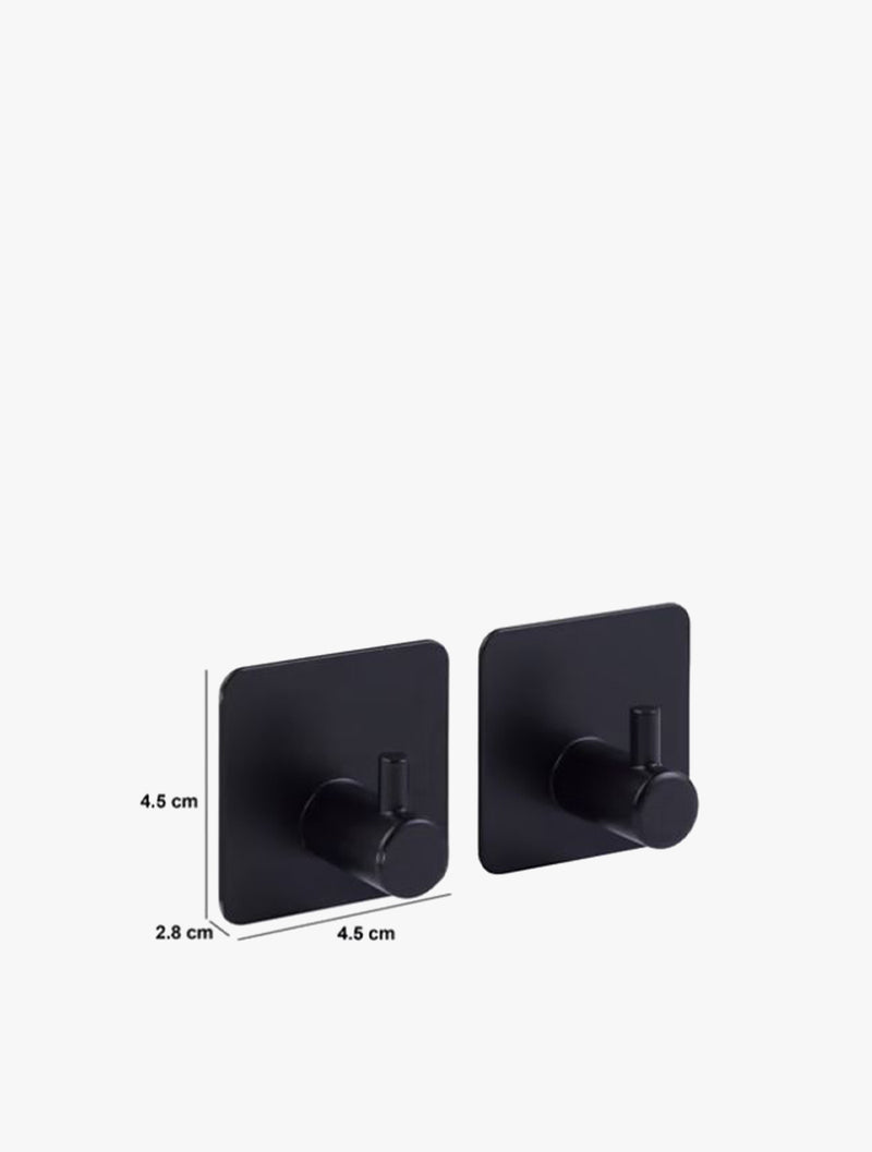 5FIVE STIKY ADHESIVE HOOKS S/STEEL 2S
