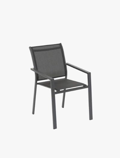 HESP ESSENTIA FOLD CHAIR ALUM GRPHTE 4S