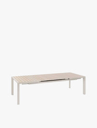 HESP PIAZZA SLIDE EXT TABLE 8SEAT CLAY