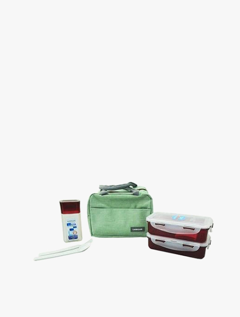 LOCKNLOCK LUNCHBAG HWB418PIKS5PINK SET5P