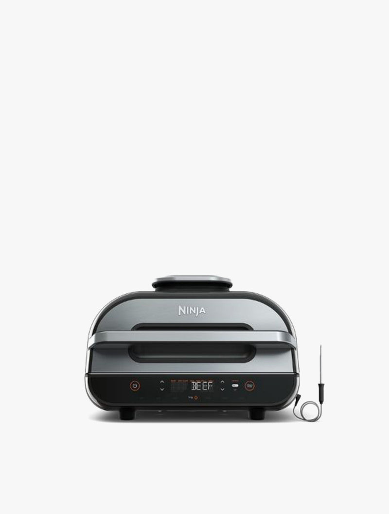 NINJA GRILL+AIR FRYER  AG551D GREY SLV4L
