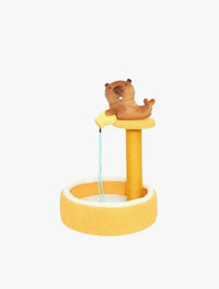 PURLAB PET BED+SCRATCHING BOARD CAPYBARA