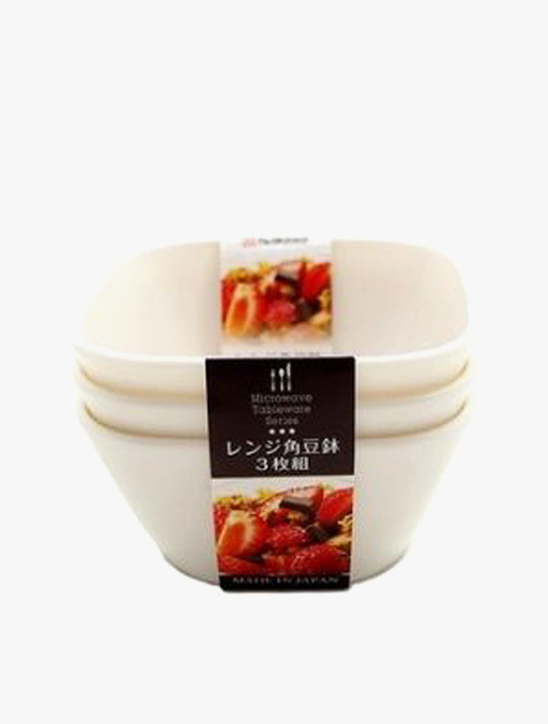 TOKYO1 BOWL SQUARE MINI 154310 SET 3P