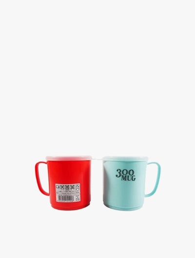 TOKYO1 PLASTIC MUG W/LID 151906 300ML
