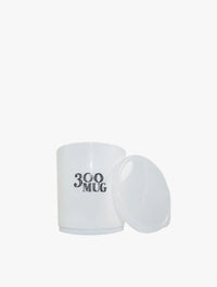 TOKYO1 PLASTIC MUG W/LID 151913 WHT300ML