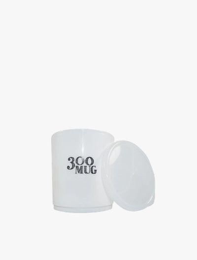 TOKYO1 PLASTIC MUG W/LID 151913 WHT300ML