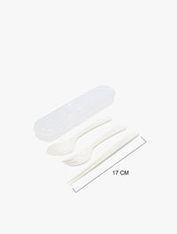 TOKYO1 UTENSILS SET 181822 WHITE