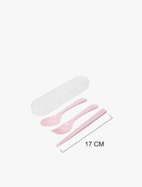 TOKYO1 UTENSILS SET 181891 PINK