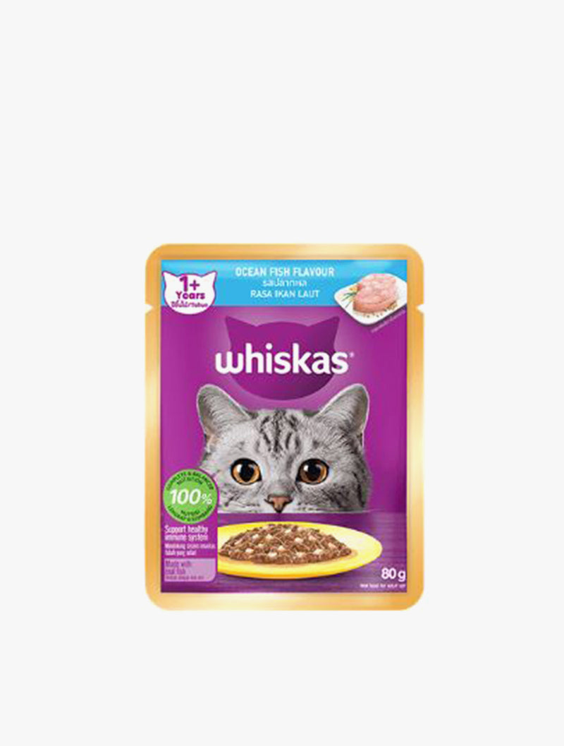 WHISKAS POUCH CORE OCEAN FISH 80G