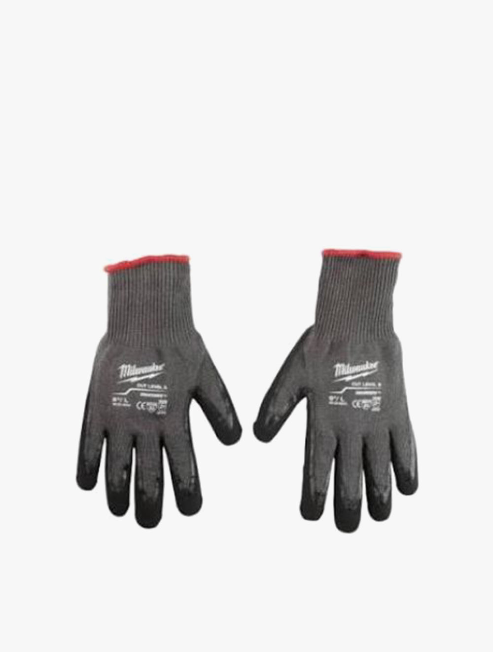 MILWAUKEE DIPPED GLOVES CUT 5 L