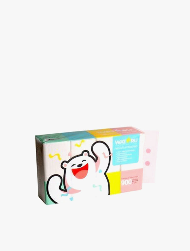 WATERU FACIAL TISSUE 900 SHEETS 2PLY