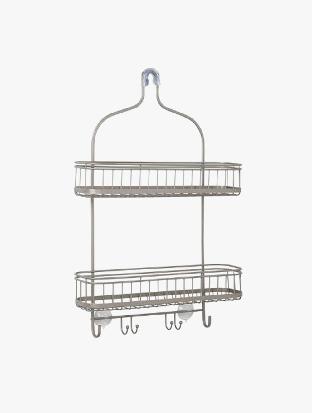 ZENNA HOME OVER SHOWER WIRE CADDY NICKLE