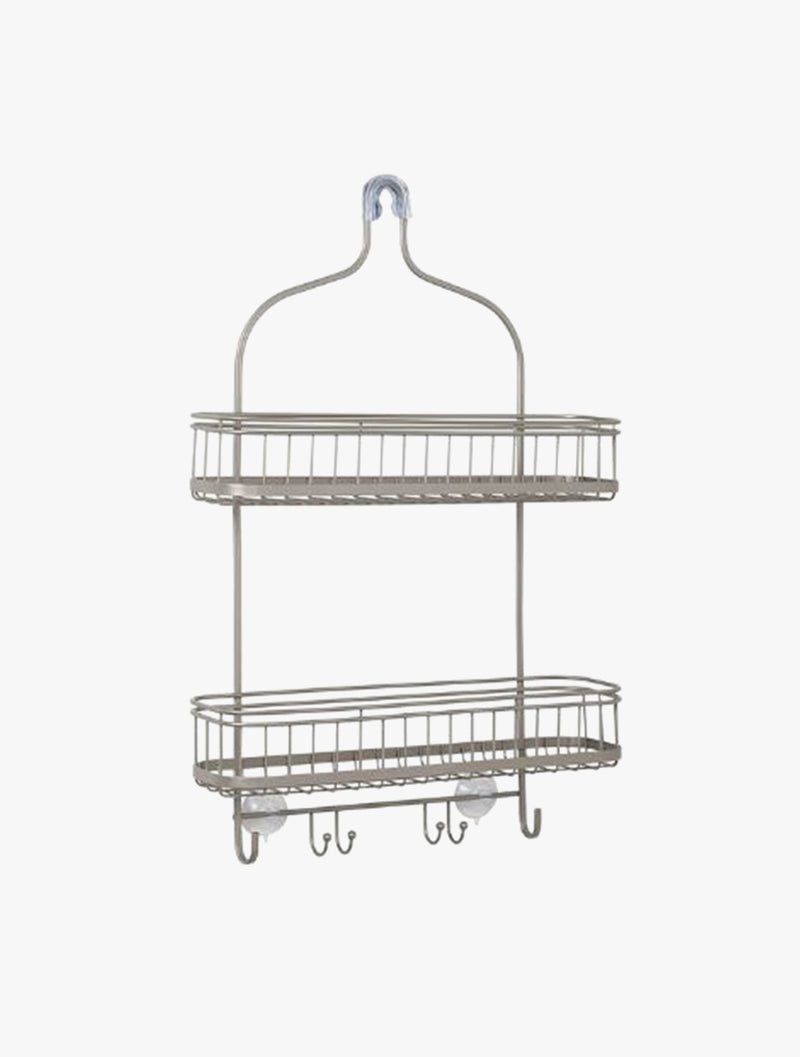 ZENNA HOME OVER SHOWER WIRE CADDY NICKLE
